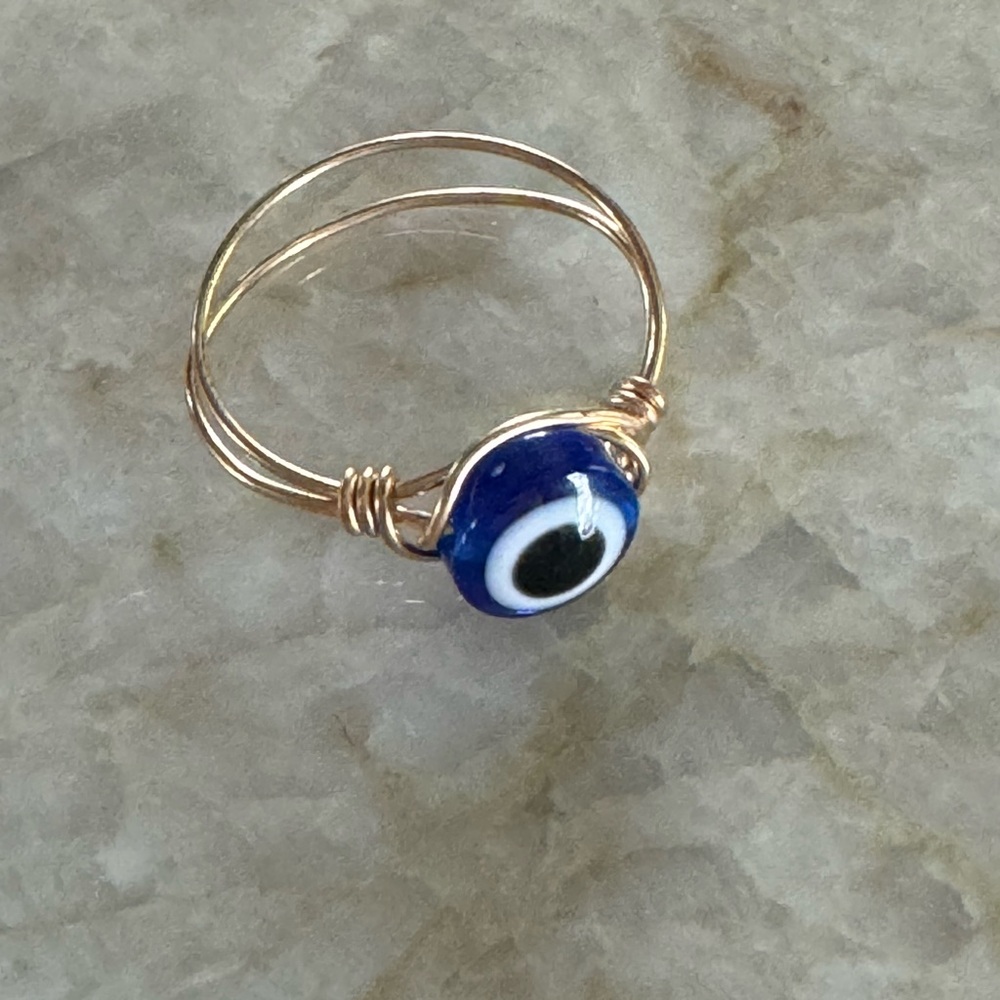 NWOT evil eye ring
